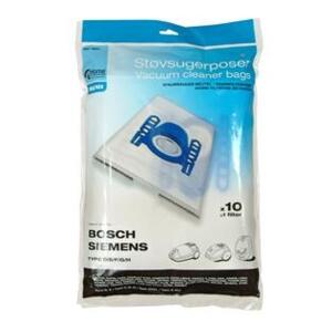 Siemens støvsugerposer. Megapack, Type G, støvsugerposer microfiber. 10 stk., 1 x filter. MP01, BV004